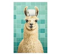 Puzzle Difficile pour Adultes 75x50cm/1000pcs Llama with Toilet Paper on Head Puzzles pour Adultes - Jeu Manuel - Une Œuvre d'art - Un pour Les Amateurs De Jeux 75x50cm/1000pcs