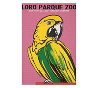 Puzzle Difficile pour Adultes 75x50cm/1000pcs Loro Parque Zoo Poster Puzzle pour Adultes, Jouet, Décoration Murale, Découpe De Précision, Difficile À Compléter 75x50cm/1000pcs