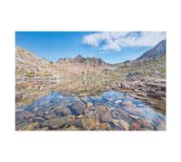 Puzzle Difficile pour Adultes 75x50cm/1000pcs Mountain Lake Puzzle pour Adultes, Jouet, Décoration Murale, Découpe De Précision, Difficile À Compléter 75x50cm/1000pcs