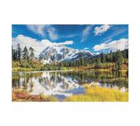 Puzzle Difficile pour Adultes 75x50cm/1000pcs Mountain Reflections Nature's Serenity Puzzle Puzzle pour Adultes, Jouet Anti-Stress, Cadeau d'anniversaire pour Les Amis Et La Famille 75x50cm/1000pcs