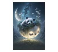Puzzle Difficile pour Adultes 75x50cm/1000pcs Panda Moon Garden Puzzles pour Adultes - Jeu Manuel - Une Œuvre d'art - Un pour Les Amateurs De Jeux 75x50cm/1000pcs
