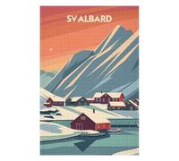 Puzzle Difficile pour Adultes 75x50cm/1000pcs Svalbard Arctic Serenity Puzzle, Jouet, Décoration Murale, Motif À Assembler, pour Les Jeux 75x50cm/1000pcs