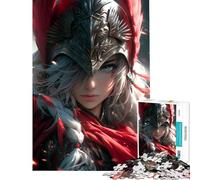 Puzzle Difficile pour Adultes de 1000 pièces Belle Valkyrie Défi éducatif Décoration Murale Jeu pour Les 14 Ans et Plus 50x75cm