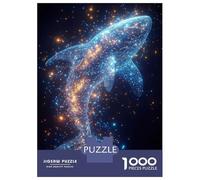 Puzzle Difficile pour Adultes De 1000 Pièces Cosmic Whale Puzzles pour Adolescents, Amusants Et Humoristiques, Un Défi Stimulant pour Réduire Le Stress 38x26cm/1000pcs