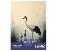 Puzzle Difficile pour Adultes De 1000 Pièces Crane Family in Misty Waters Puzzles pour Adolescents, Amusants Et Humoristiques, Un Défi Stimulant pour Réduire Le Stress 70x50cm/1000pcs