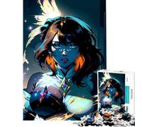 Puzzle Difficile pour Adultes de 1000 pièces Crystal Girl Lara Activités Amusantes à la Maison Défi Difficile Décoration Murale pour Les 14 Ans et Plus (50x75cm)