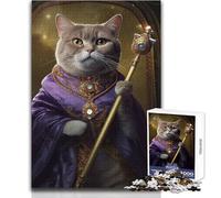 Puzzle Difficile pour Adultes de 1000 pièces, inspiré du mème du Chat Sacré Idéal pour des Moments de Calme et de détente Dimensions:38x52cm