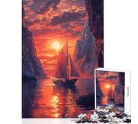 Puzzle Difficile pour Adultes de 1000 pièces Le Dernier Navire Jeu Anti-Stress Cadeau Amusant et éducatif Défi éducatif Dimensions 38x26 cm