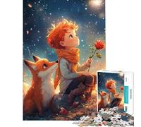 Puzzle Difficile pour Adultes de 1000 pièces Le Petit Prince et Le Renard Un défi Stimulant et Original pour décorer Votre intérieur Jeu Familial à partir de 14 Ans (38x26cm)