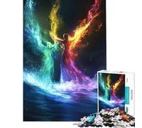 Puzzle Difficile pour Adultes de 1000 pièces Les Esprits élémentaires Dansent sur Les Vagues Activités Amusantes à la Maison et en Famille Jeux divertissants Convient aux 14 Ans et Plus 38x26cm