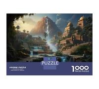 Puzzle Difficile pour Adultes De 1000 Pièces Lost City of Gold Puzzle pour Adultes Jeu Manuel Difficile Cadeau d'anniversaire, Cadeaux, 52x38cm/1000pcs