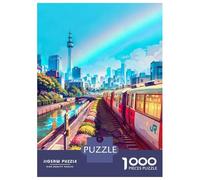 Puzzle Difficile pour Adultes De 1000 Pièces Next Stop Tokyo Puzzle pour Adultes Jeu Manuel Difficile Cadeau d'anniversaire, Cadeaux, 70x50cm/1000pcs