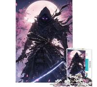 Puzzle Difficile pour Adultes de 1000 pièces représentant Un Guerrier samouraï Japonais Décoration Murale et Jeu Familial à partir de 14 Ans (38x26cm)