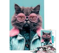 Puzzle Difficile pour Adultes de 1000 pièces représentant Un Portrait Persan Vintage Un Jeu Stimulant et captivant pour Passer Le Temps à la Maison Jeu Impossible à Jouer pour Les 14 Ans Format