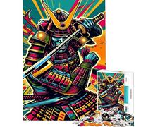 Puzzle Difficile pour Adultes de 1000 pièces sur Le thème des Combats de samouraïs Jeu de Puzzle Relaxant pour Adultes améliore la mémoire et représente Un défi à relever (Taille 38x26cm)