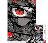 Puzzle Difficile pour Adultes de 1000 pièces Thème : Œil de Chevalier Anime Jeu de Puzzle Relaxant pour se détendre à la Maison (38x52cm)