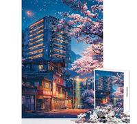 Puzzle Difficile pour Adultes de 1000 pièces thème Quand Les cerisiers en Fleurs Jeu éducatif décoration Murale Collection d'artistes Beaux-Arts (38x52cm)