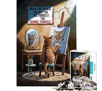 Puzzle Difficile pour Adultes de 1000 pièces Transformez-Vous pour Un Anniversaire ou Noël Décoration Parfaite Jeu éducatif Convient aux 14 Ans et Plus (50x75cm)