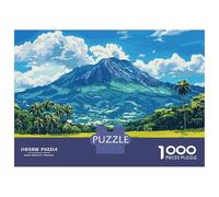Puzzle Difficile pour Adultes De 1000 Pièces Tropical Mountain Landscape Puzzles pour Adolescents, Amusants Et Humoristiques, Un Défi Stimulant pour Réduire Le Stress 70x50cm/1000pcs