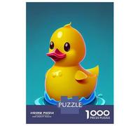 Puzzle Difficile pour Adultes De 1000 Pièces Yellow Rubber Duck Puzzle pour Adultes Jeu Manuel Difficile Cadeau d'anniversaire, Cadeaux, 38x26cm/1000pcs