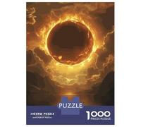 Puzzle difficile pour adultes, puzzle de 1000 pièces Planète Fire Puzzle pour adultes, jeu interactif, décoration murale, cadeau d'anniversaire, idée cadeau, 70 x 50 cm/1000 pièces