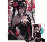 Puzzle Difficile Reine Vampire aux Yeux Rouges pour Adultes, 1000 pièces, Puzzle cérébral, détente et Art Assembler, Cadeau spécial (50x75cm)