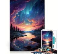 Puzzle Difficile Rivière sous Un Ciel épique pour Adultes, 1000 pièces, Jeu de logique Fine, Moment de détente et de Plaisir, Bords Nets, (50x75cm)