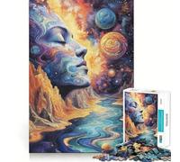 Puzzle Difficile Rivières du Cosmos pour Adultes, 1000 pièces, Casse-tête Mental, détente et Art Assembler, Cadeau spécial (38x26cm)