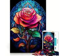 Puzzle Difficile Roses et Éclat pour Adultes, 1000 pièces, Jeu de logique et d'adresse, à Partager en Famille, pièce de Collection (50x75cm)