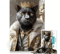 Puzzle Difficile Royal Panther King pour Adultes, 1000 pièces, Jeu de logique et d'adresse, à Partager en Famille, pièce de Collection (38x52cm)