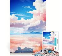 Puzzle Difficile Salar de Uyuni pour Adultes, 1000 pièces, Jeu de logique et d'adresse, à Partager en Famille, pièce de Collection (50x75cm)