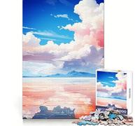 Puzzle Difficile Salar de Uyuni pour Adultes, 1000 pièces, Jeu de logique et d'adresse, à Partager en Famille, pièce de Collection (50x75cm)