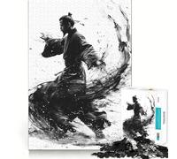 Puzzle Difficile Samouraï en Mouvement pour Adultes, 1000 pièces, Jeu de logique et d'adresse, à Partager en Famille, pièce de Collection (50x75cm)