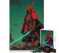 Puzzle Difficile Samouraï Rouge avec Sabre Laser pour Adultes, 1000 pièces, Jeu de logique et d'adresse, à Partager en Famille, pièce de Collection (38x52cm)