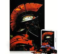 Puzzle Difficile Spartan in The Dark pour Adultes, 1000 pièces, Version améliorée, Doux et Relaxant, découpe Nette, Cadeau Unique 38x26cm