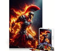 Puzzle Difficile Spartan Warrior pour Adultes, 1000 pièces, Version améliorée, Doux et Relaxant, découpe Nette, Cadeau Unique 50x75cm