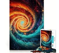 Puzzle Difficile Spiral of Ice and Fire pour Adultes, 1000 pièces, Version améliorée, Doux et Relaxant, découpe Nette, Cadeau Unique 38x26cm