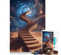 Puzzle Difficile Stairway to The Stars pour Adultes, 1000 pièces, Boost Recall Calm Escape Tight Edge, Cadeau spécial 50x75cm