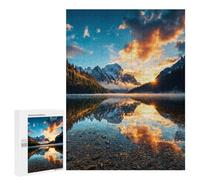 Puzzle Difficile Sunrise Over The Crystal Lake pour Adultes, 500 PCS, comme Activité À Partager Entre Adultes Et Familles, À La Maison