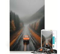 Puzzle Difficile sur Ma Route Forest Drive pour Adultes, 1000 pièces, renforce la mémoire, soulage Le Stress, Bords de qualité supérieure, pièce d'art 38x52cm