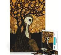 Puzzle Difficile Un Arbre pour Adultes, 1000 pièces, Jeu de logique Solide, Simple et Amusant, découpe de précision, Cadeau de Noël (38x52cm)