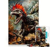 Puzzle Dinde en colère 1000 pièces Jeu Amusant Technologie de découpe Laser avancée Jouet de Divertissement d'intérieur pour Les fêtes (38x52cm)