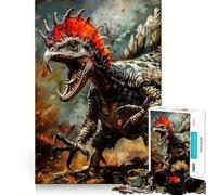 Puzzle Dinde en colère pour Adolescents,1000 pièces,Jeu Stimulant l'esprit,Taille Uniforme,pièces précises,activité Amusante en Famille Le Soir (50x75cm)