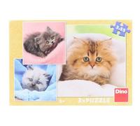 Puzzle DINO Mignons chatons 3x55 pièces