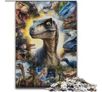 Puzzle Dinosaure 1000 pièces pour Adultes et Adolescents, à partir de 14 Ans, Casse-tête Familial, Cadeaux de Noël et d'anniversaire (50x75cm)