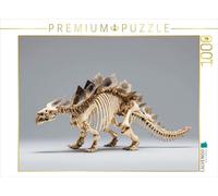 Puzzle · Dinosaure Ankylosaurus - Animal à Queue en massue blindée | Un squelette détaillé du dinosaure Ankylosaurus avec sa queue… · 1000 pièces · Format assemblé 64 × 48 cm · CALVENDO Puzzle