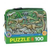 Puzzle - Dinosaure - Boîte À Lunch - 100 Pièces