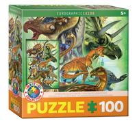 Puzzle - Dinosaure Herbivore - 100 Pièces