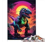 Puzzle Dinosaure pour Enfants 1000 pièces Puzzles en Bois pour Adultes Puzzles en Carton pour 12 Ans et Plus Coffret Cadeau pour Adultes Adolescents Taille Enfants (26 x 38 cm)