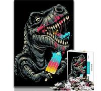 Puzzle Dinosaure Sweet Tooth 1000 pièces pour Adultes et Adolescents Jeux éducatifs décoration d'intérieur pour Toute la Famille (26x38cm)